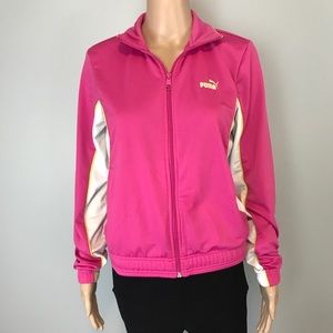 Puma Athletic Sporty Zip Up Jacket